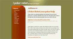 Desktop Screenshot of ipokerrobot.com